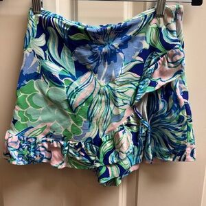 Lilly Pulitzer Multicolor Patterned Teen Skort